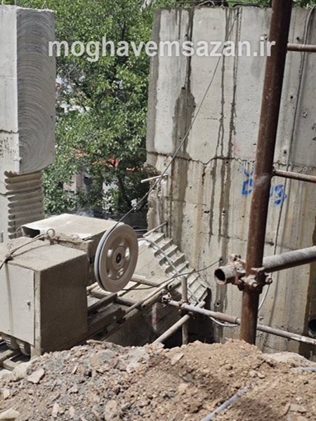 مزایای استفاده از سیم الماسه برای برش بتن