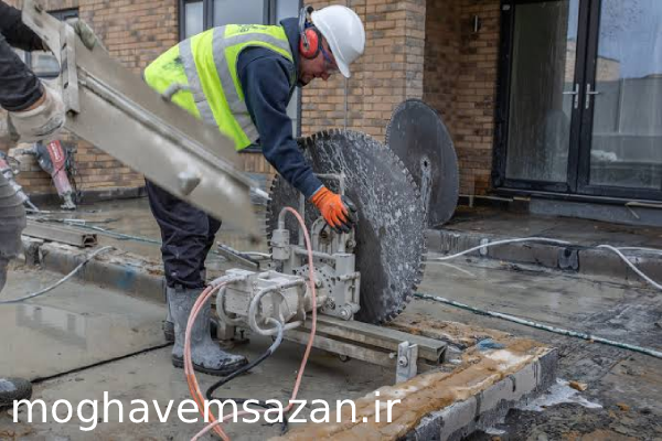خدمات برش بتن با سیم الماسه در تهران خدمات برش بتن با سیم الماسه در تهران