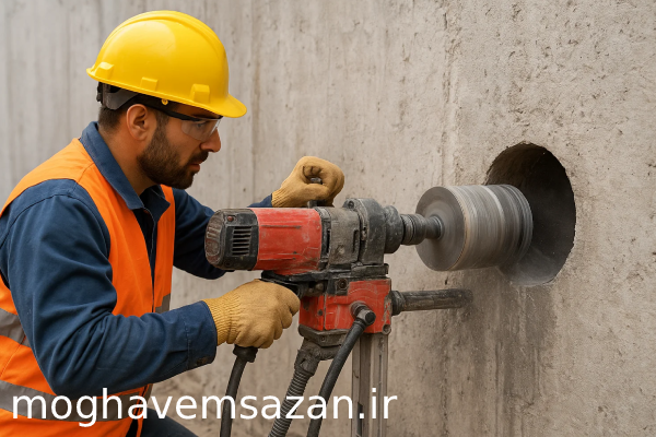 خدمات کرگیری و برش بتن در تهران
