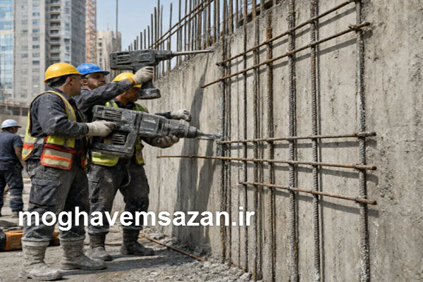 اجرای کاشت میلگرد و آرماتور در بتن در تمام نقاط تهران